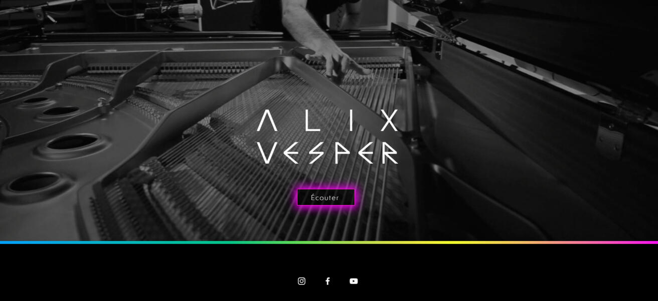 Voir le projet Alix Vesper – musicien/compositeur (bio/press kit)